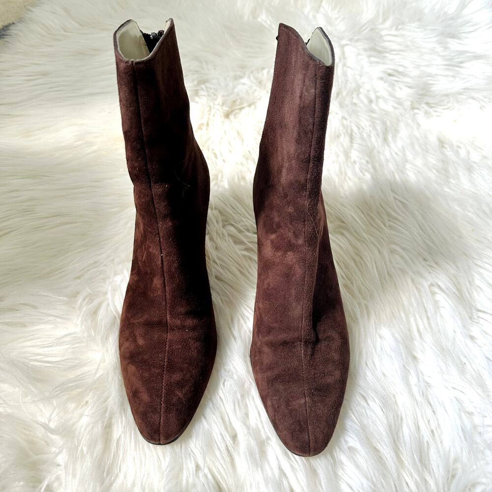 VTG Liz Claiborne Suede Ankle Boots Sz 8.5